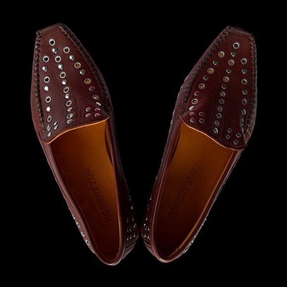 Robert Zur True Glove Leather Vero Shoes Flats Loafers Slip-Ons 8 Soft Brown EUC - Picture 9 of 10